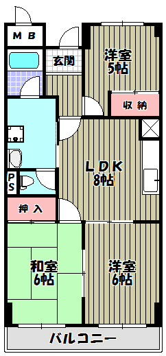 グレースコート青葉丘 間取り図