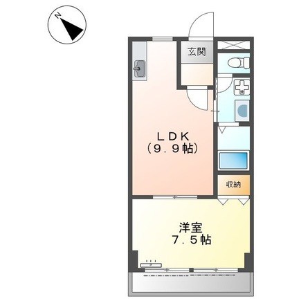 コンフォールふかいのもり 間取り図
