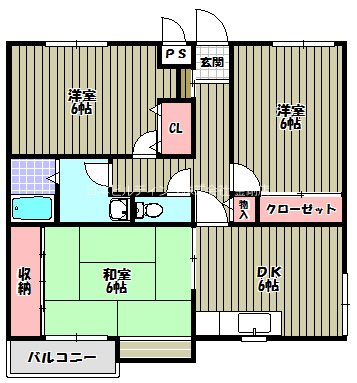 ハイツKOYAMA 間取り図