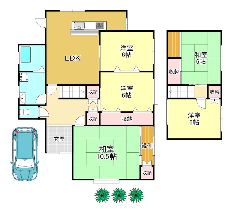 和泉市青葉台２丁目戸建 間取り図