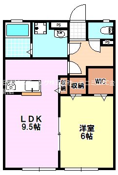 エスポワールⅡ　A棟 間取り図