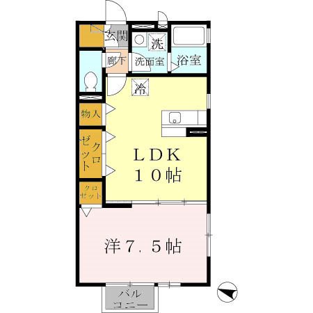 スカイ コート 間取り図