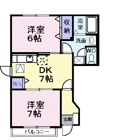 ティンカーベルハイム 間取り図