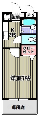 ラパス高倉台 間取り図
