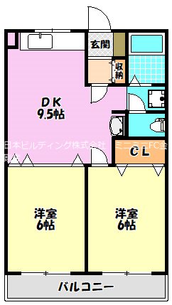 メゾン・ド・タカ 間取り図