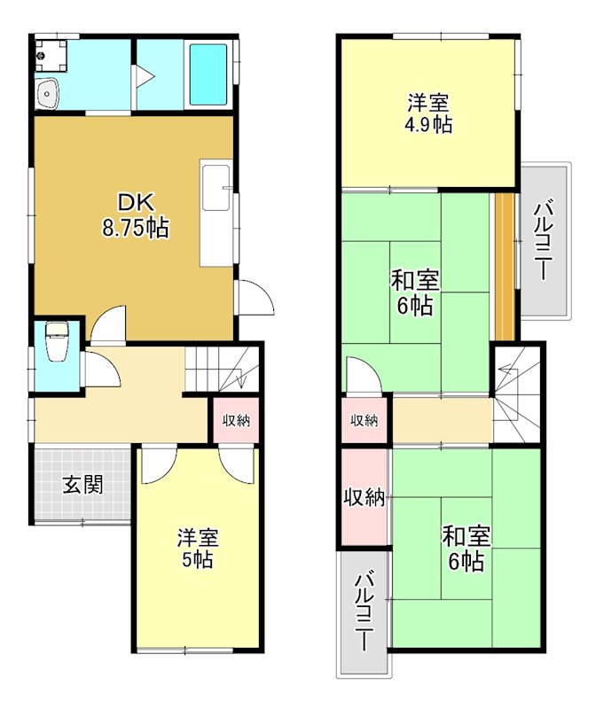 木戶３丁目戸建 間取り図