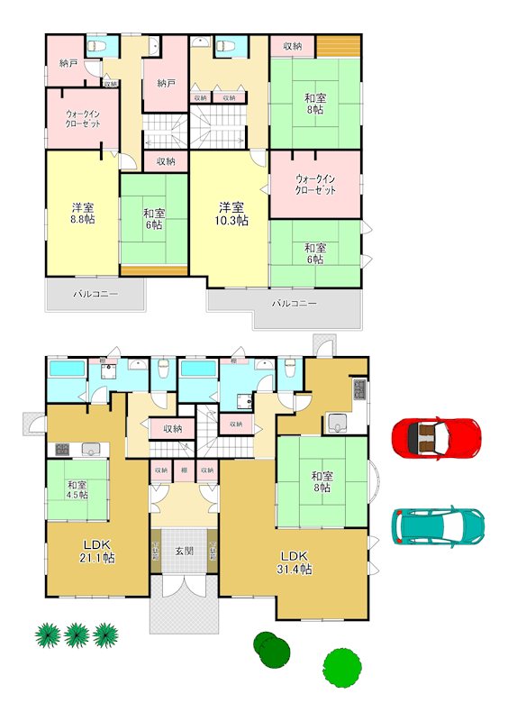 赤坂台５丁目戸建 間取り