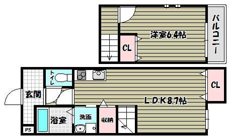 スリーハーブズ狭山Ⅱ番館 間取り図