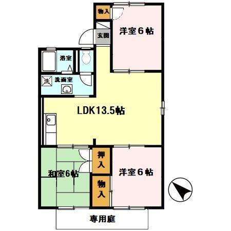 シティーハウス栄A棟　 間取り