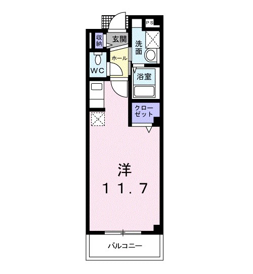 ユング　フラウ Ⅱ 間取り図