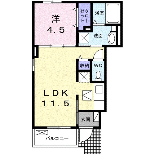 プロムナード箕形 間取り図