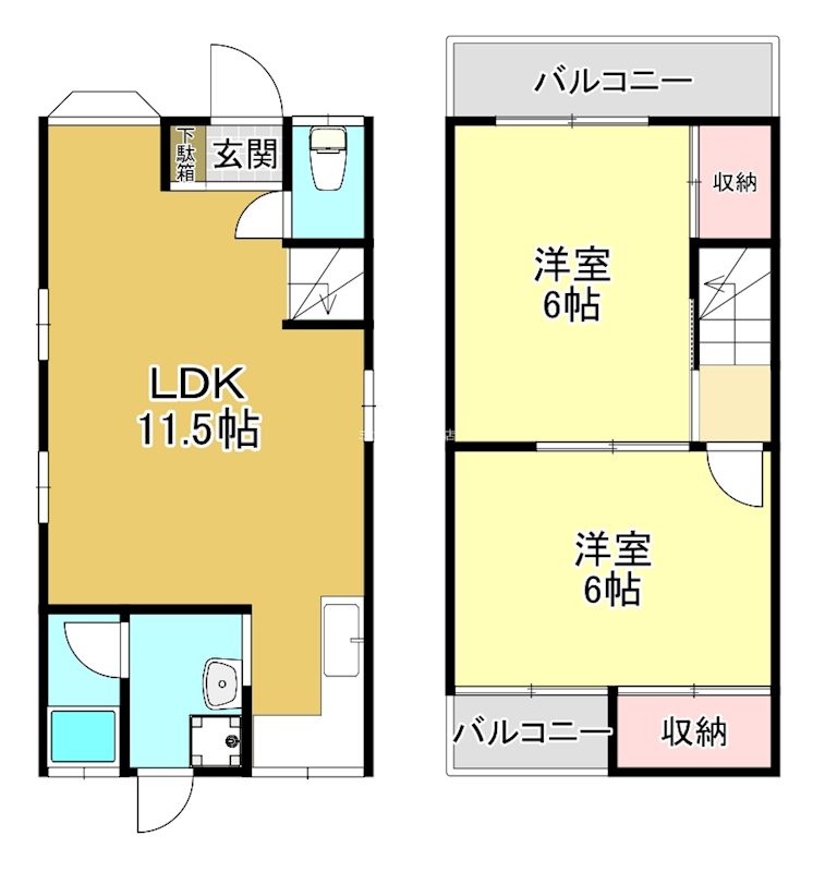 野尻町戸建 間取り