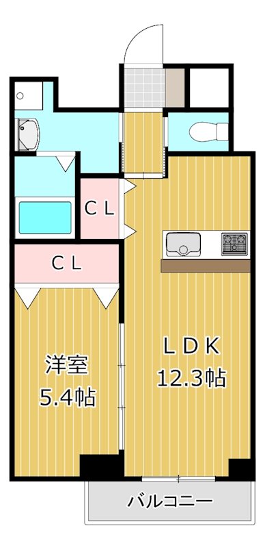 YFセントラルヒルズ 間取り図