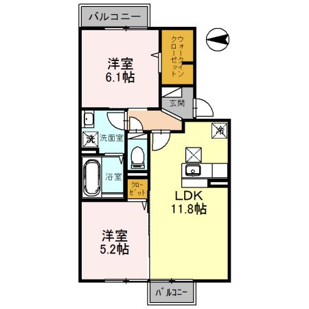 リバーウエスト 間取り図