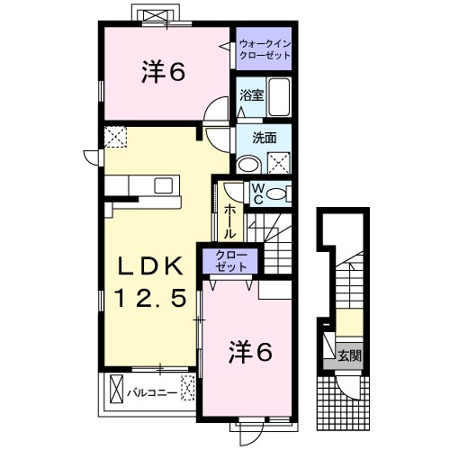 アライブ和泉中央 間取り図