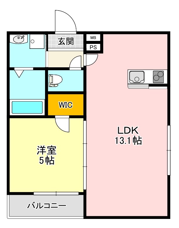 フジパレス草尾Ⅱ 間取り図
