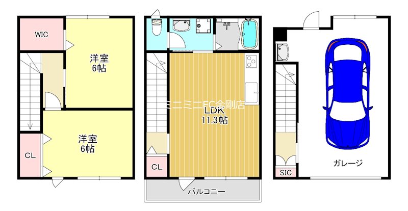 GH-Alivio　FukaiBase  間取り図