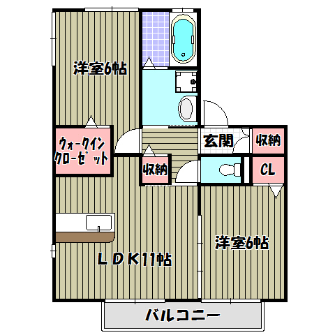 サニーコートＭ 間取り図