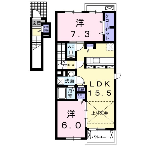 ロンフィト 間取り図