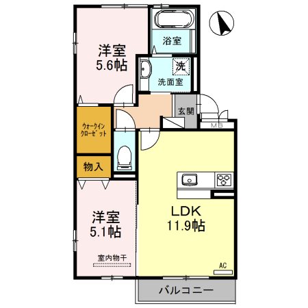 シャルマン 間取り図