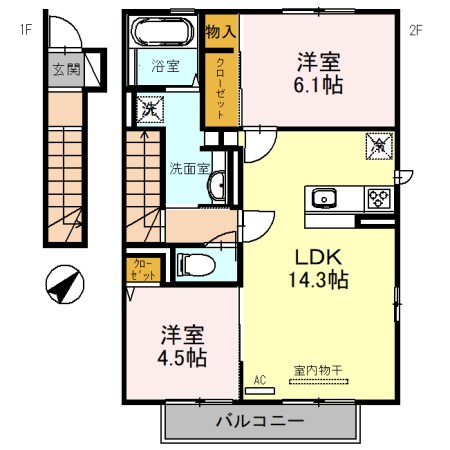 Honu・Repos 間取り図