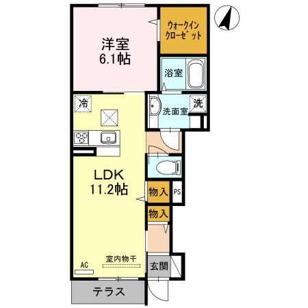 グランソレイユ 間取り図