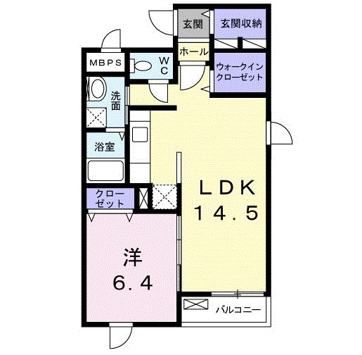 ベル　グランデ 間取り図