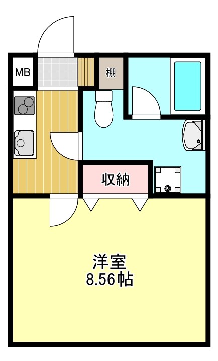 プロスパーハイツ深井 間取り図