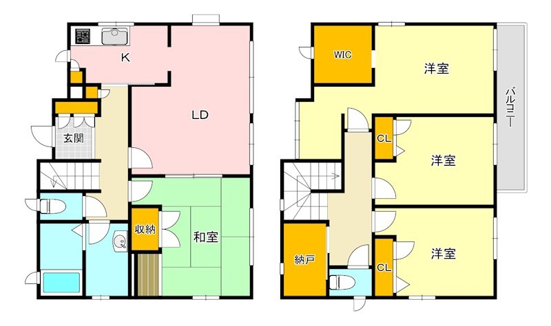 いぶき野一戸建 間取り図