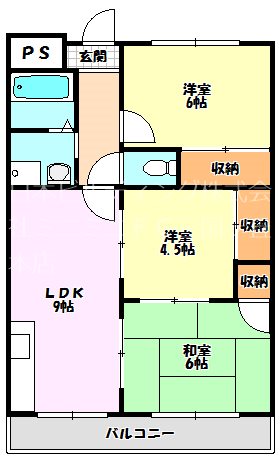 コーポ雅 間取り図