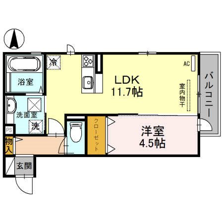 プチ　アングル 間取り図