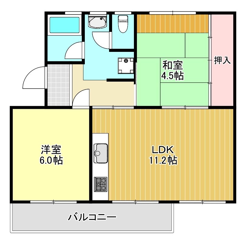 狭山住宅15号棟  間取り図