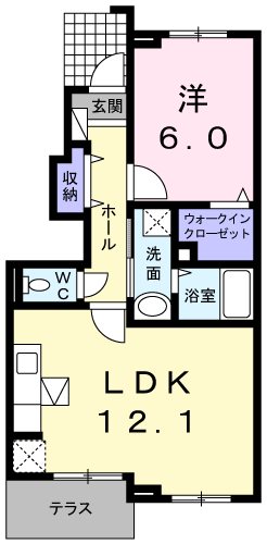 ジュネスオーブ 間取り図