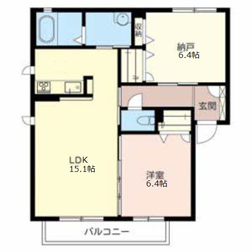 シャーメゾン昭栄 間取り図