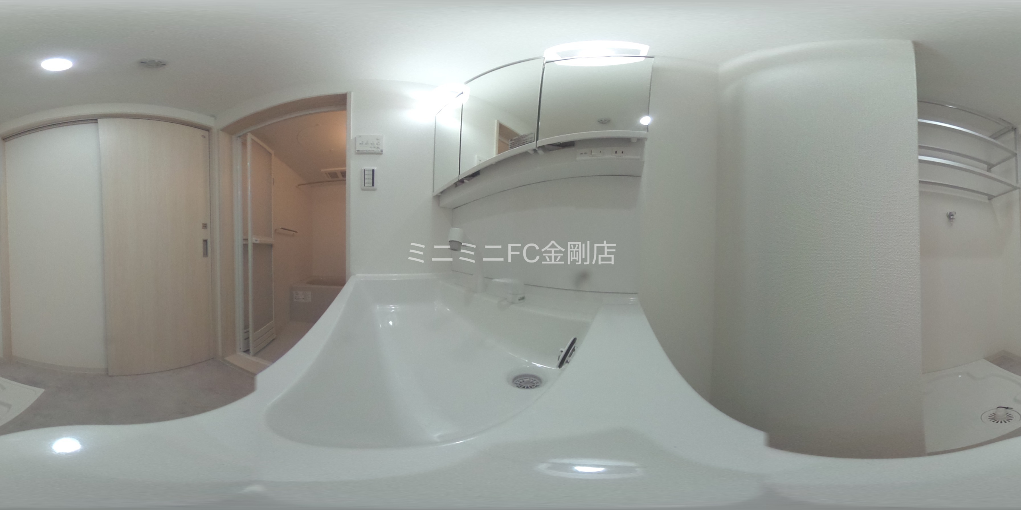 クリエオーレ菊水町 洗面所