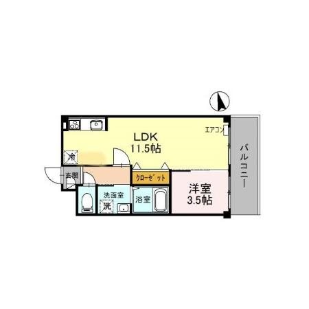 Villa Izumi Chuo 間取り図