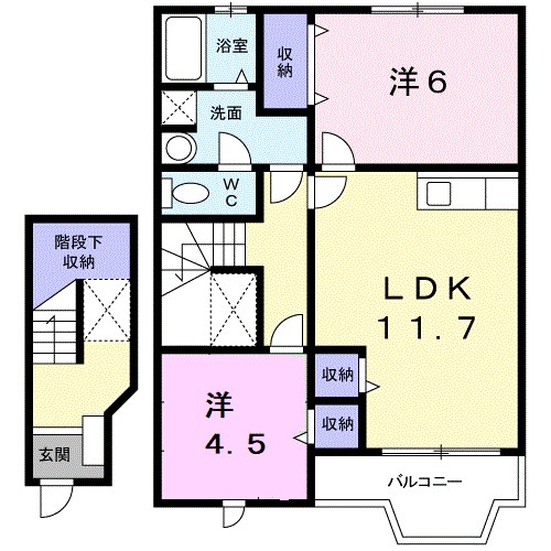 フローラ 間取り図