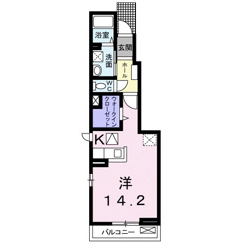 ソレイユ　アルドーレ 間取り図
