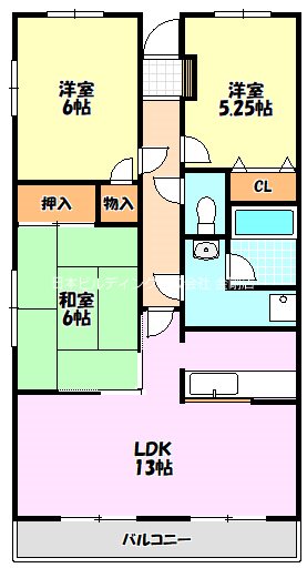 プレステージ深井水池 間取り図