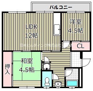 狭山住宅２６号棟   間取り図
