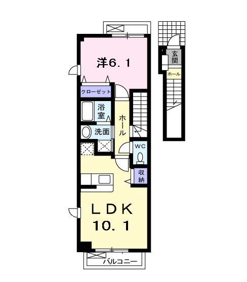 Ｋ＆Ａアヴェニュー 間取り図