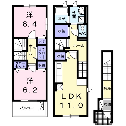 スマート　ハズ 間取り図