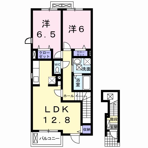 イジュ　ヴィア 間取り図