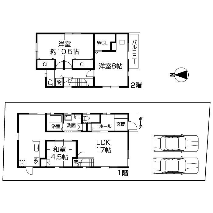 庭代台４丁戸建 間取り図