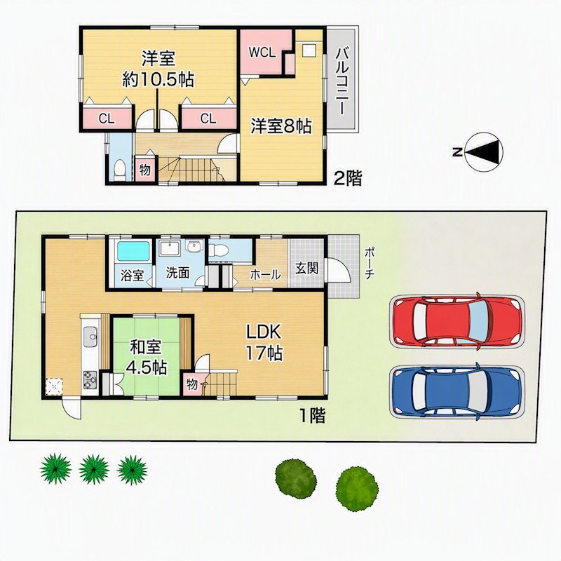 庭代台４丁戸建 間取り図