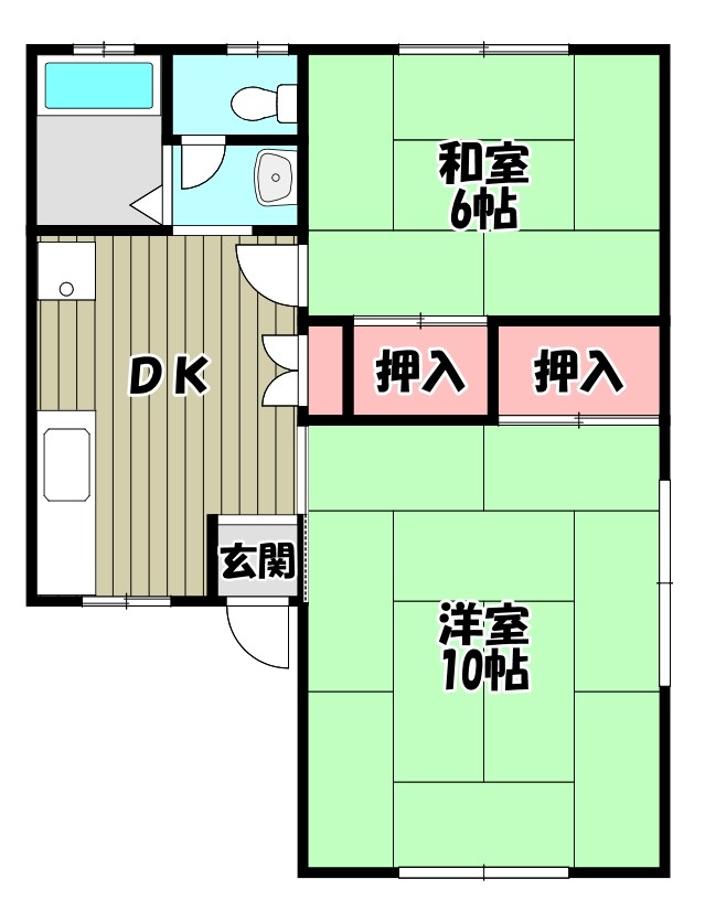 フォーリストハイムＢ 間取り図