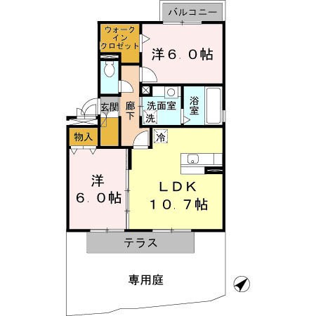 コーダ・コリーナⅡ 間取り図