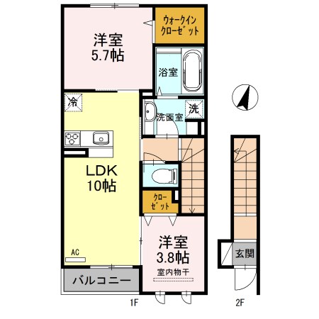 グランソレイユ 間取り図