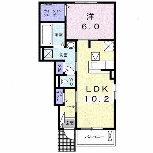 モンド・ノワール 間取り図