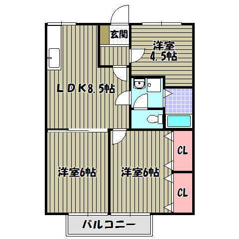 エステートピア泉北 間取り図